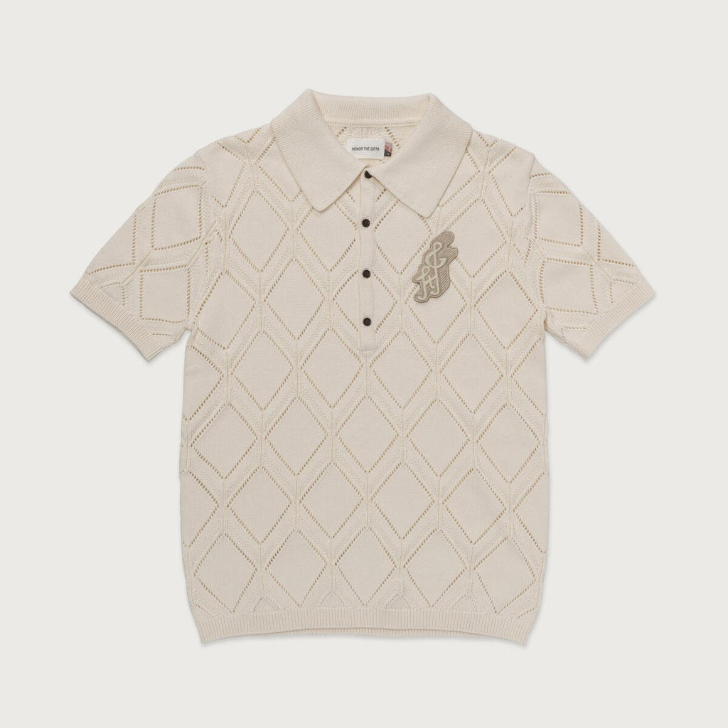 Honor The Gift Diamond Knit Polo