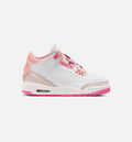 Air Jordan 3 Retro Spring Flowers Youth Sneakers - Pearl Pink/Pink Bloom/Pink Glow/Hyper Orange