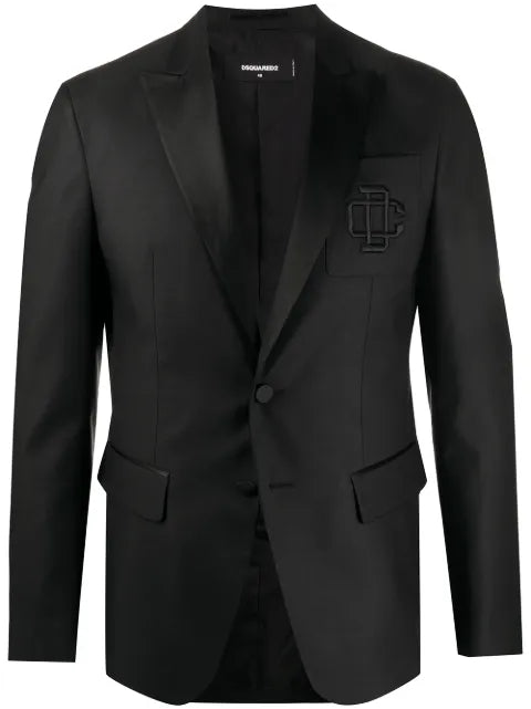 DSQUARED2 embroidered logo blazer