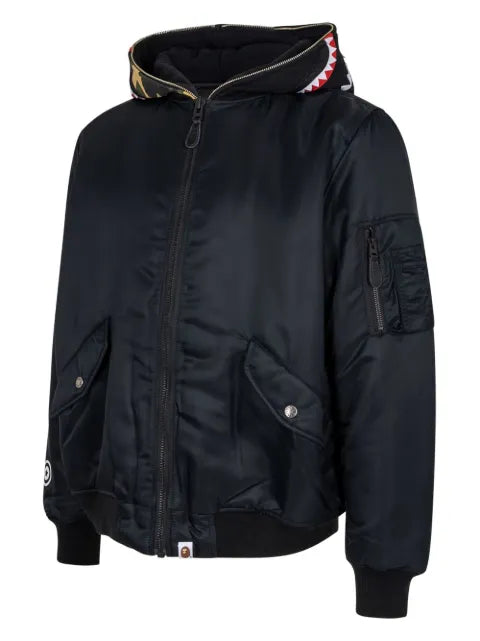 A BATHING APE® Shark MA-1 hooded bomber jacket