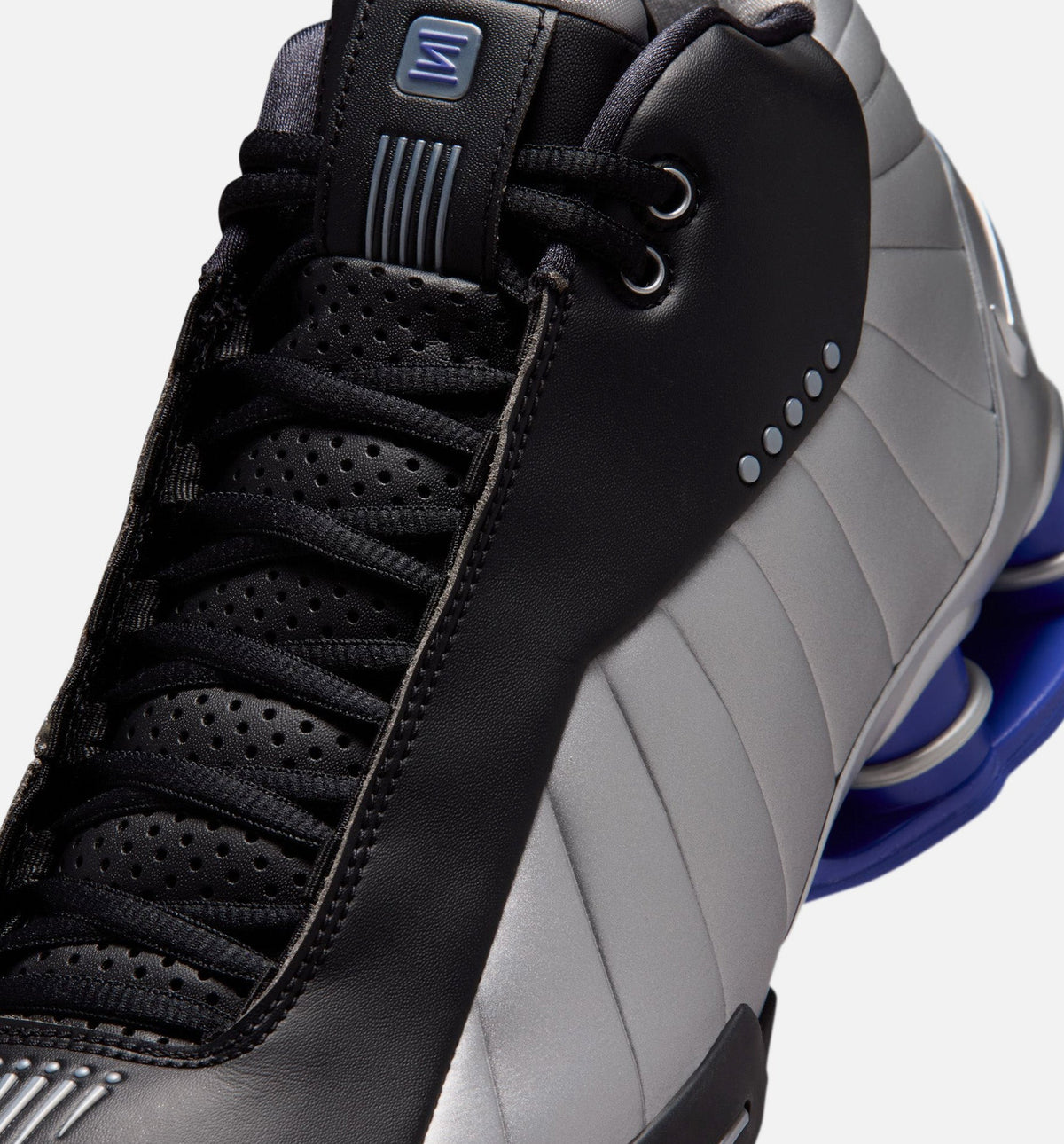 Shox BB4 OG Men's Shoes - Black/Metallic Silver/Lapis