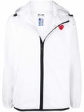 Comme Des Garçons Play x K-Way zipped hooded jacket