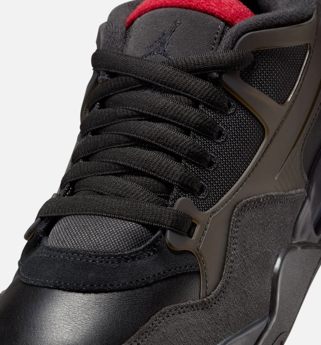 Air Jordan 4 RM Bred Men's Sneakers - Black Red