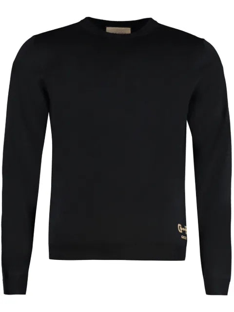 Gucci Horsebit-intarsia wool sweater