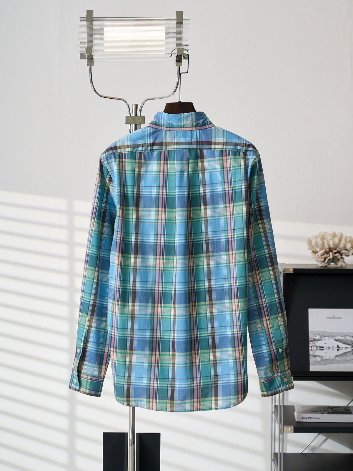 Ralph Lauren Men's Long‑Sleeve Plaid Button‑Down Shirt