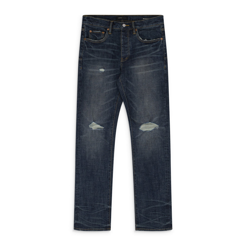 Blue Vintage Dark Indigo Aged Jeans