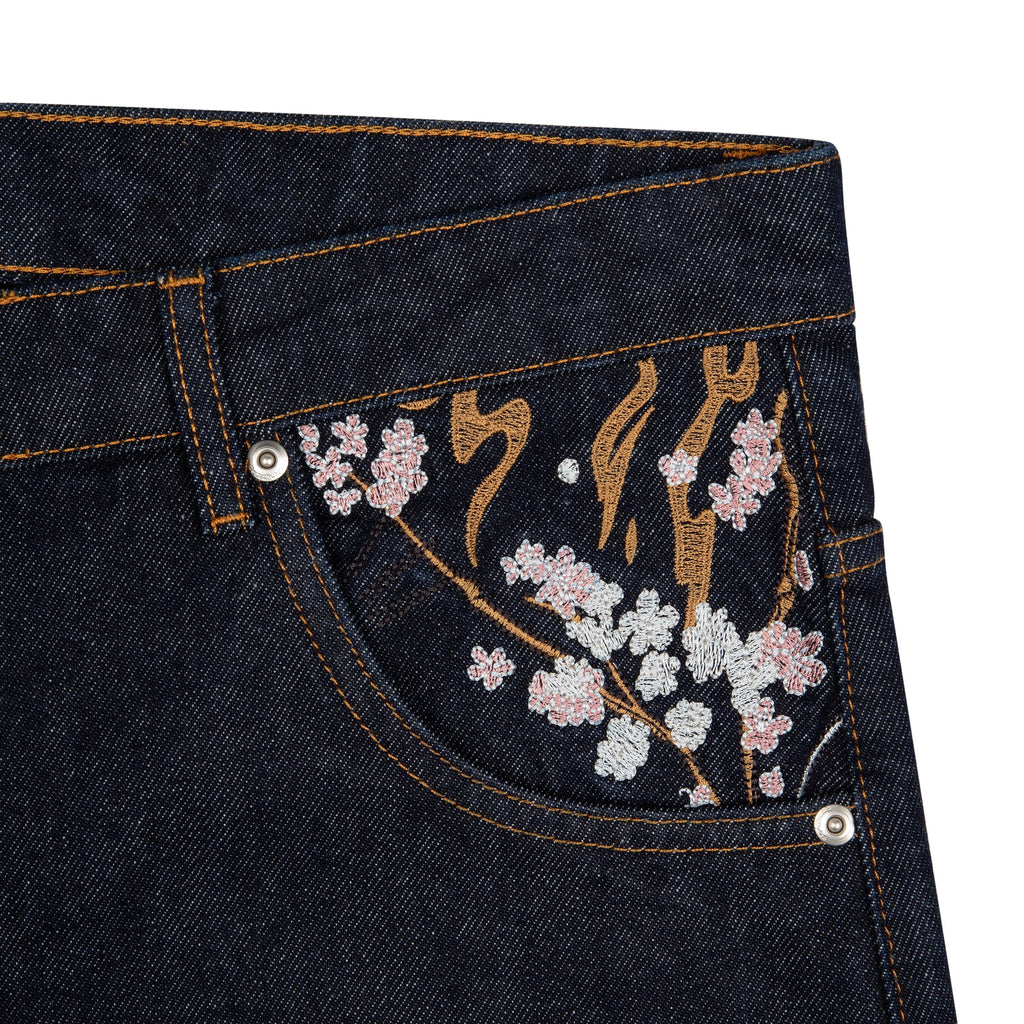 "yakuza" raw Denim blue