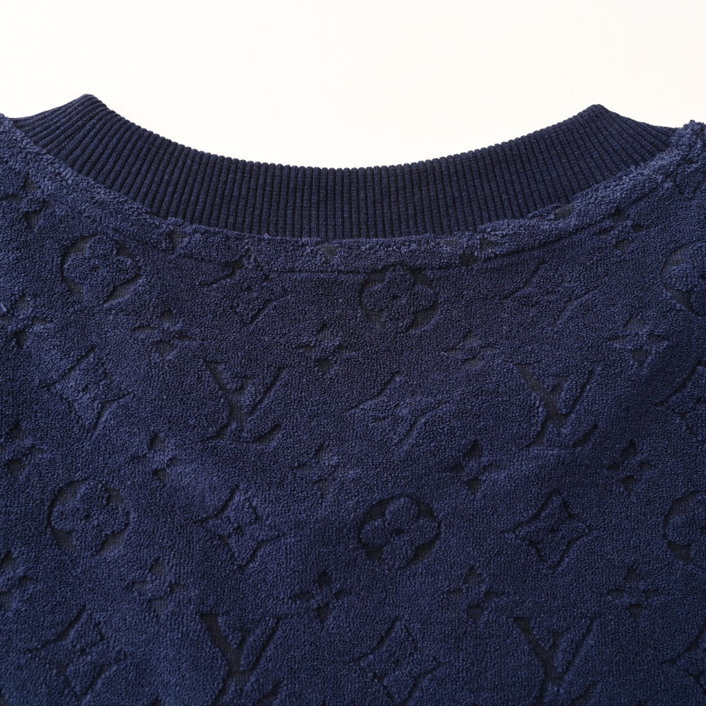 Velvet Textured Terry Short Sleeve Tee