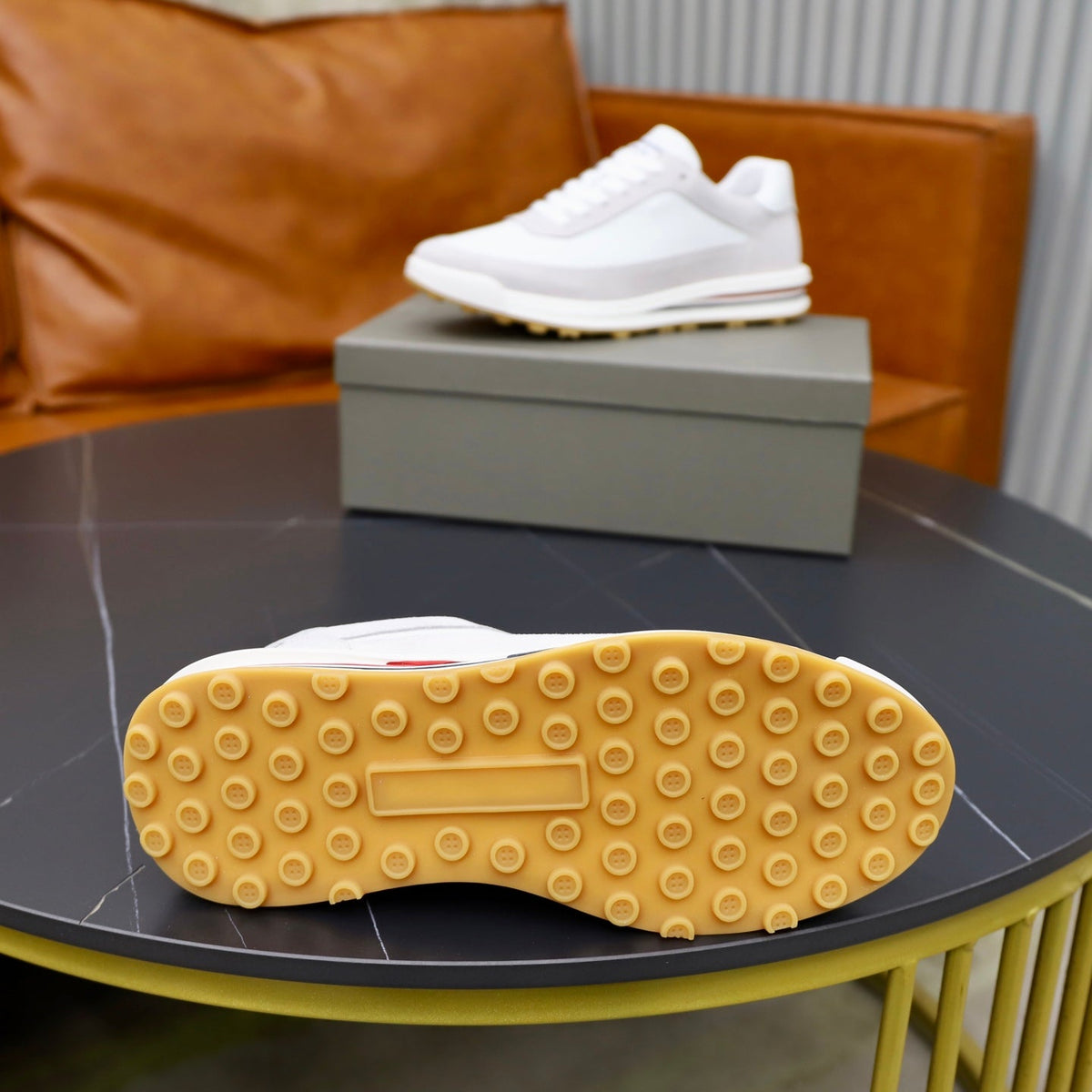 Premium Leather Sneaker — Slip-On Loafer Edition