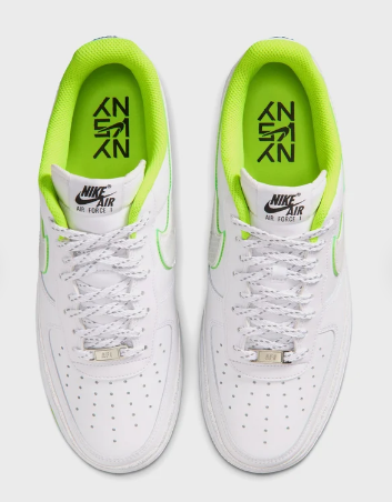Nike Air Force 1 '07 'White/Barely Volt/Black' Sneakers