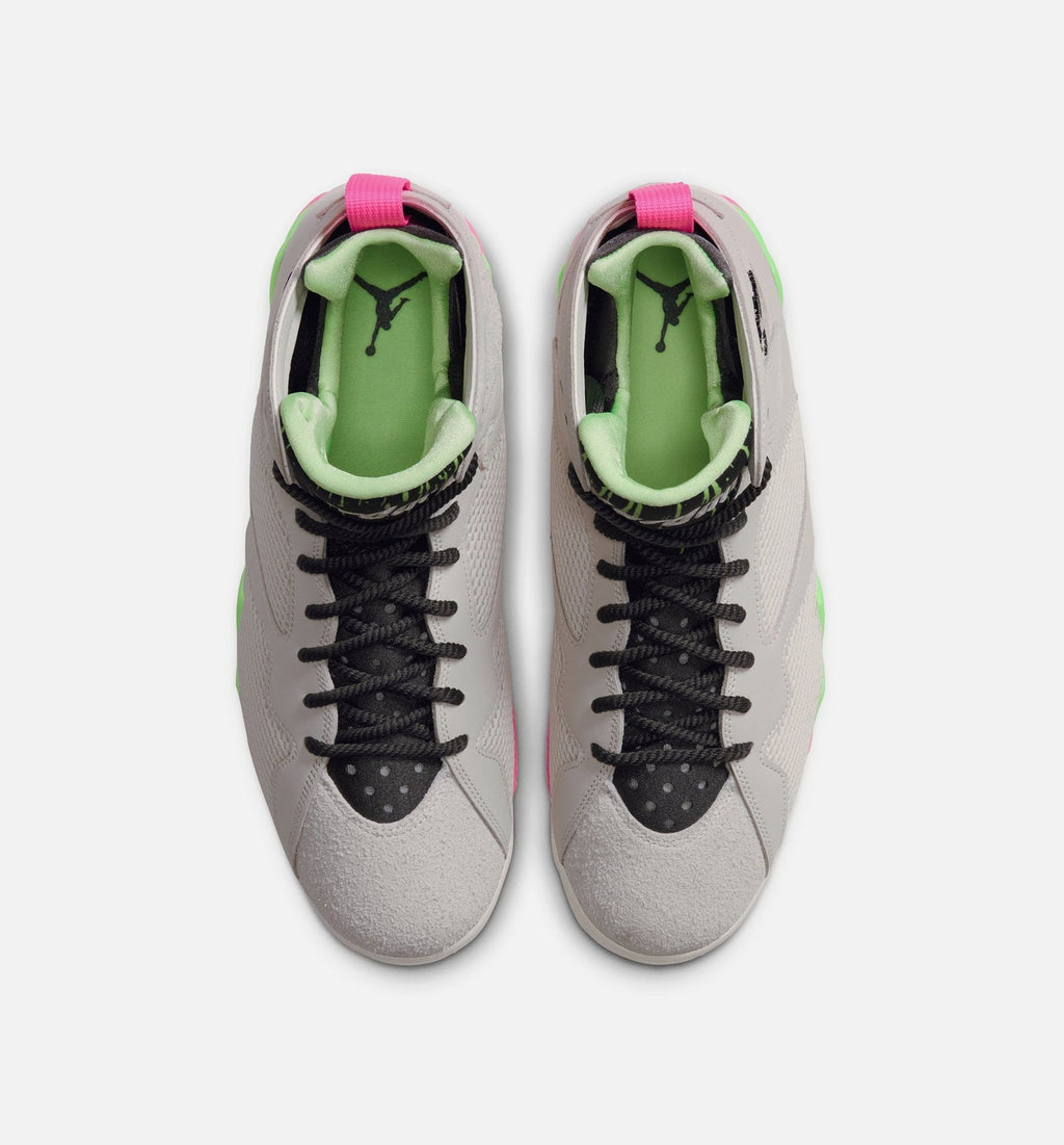 Air Jordan 7 Retro Mens Lifestyle Shoe - Phantom/Lime Blast/Pink Blast/Anthracite