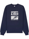 Sporty & Rich Motion Club logo-print sweatshirt