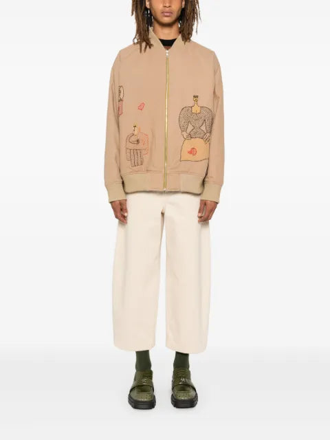Glass Cypress embroidered-motifs jacket