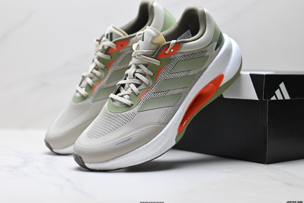 Adidas K81801750 Men's Running Shoes | Clean Everyday Trainer - White/Grey
