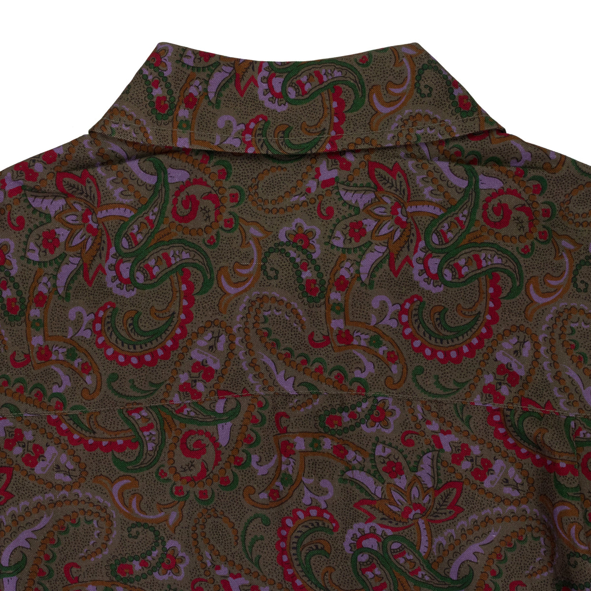 MULTI PAISLEY PRINT BUTTON-DOWN SHIRT