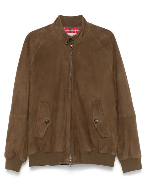 Baracuta G9 Harrington suede jacket