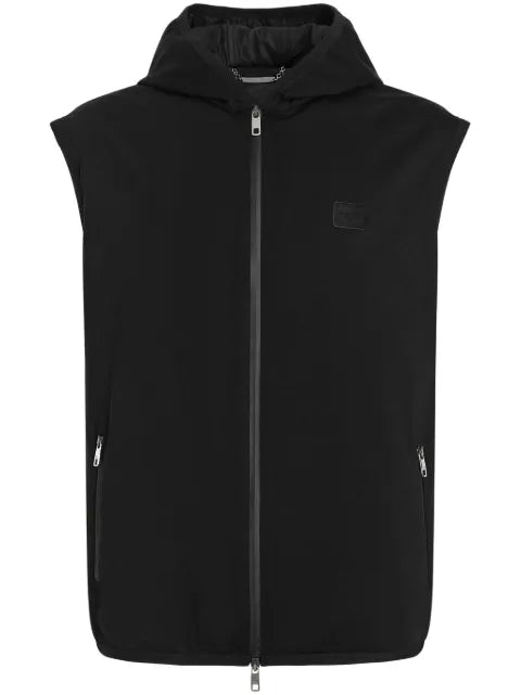 Dolce & Gabbana logo-appliqué gilet