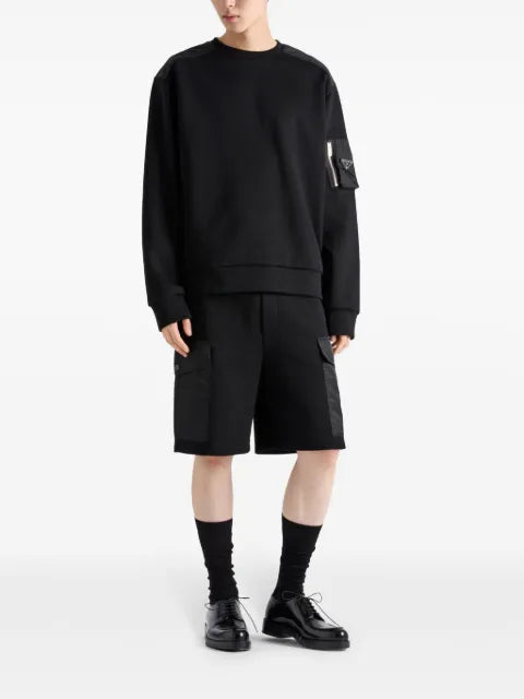 Prada panelled sweatshirt