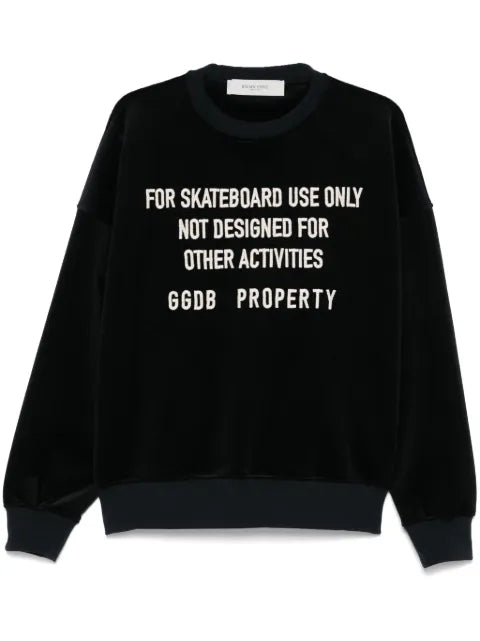 Golden Goose embroidered-lettering sweatshirt