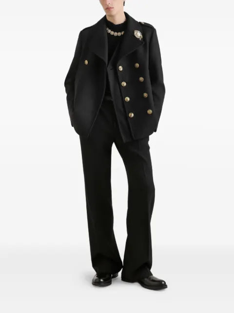 Dolce & Gabbana embellished-neck sweater
