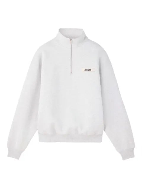 Jacquemus Gros Grain zip-up cotton sweatshirt