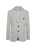 Billionaire Travel hooded buttoned blazer