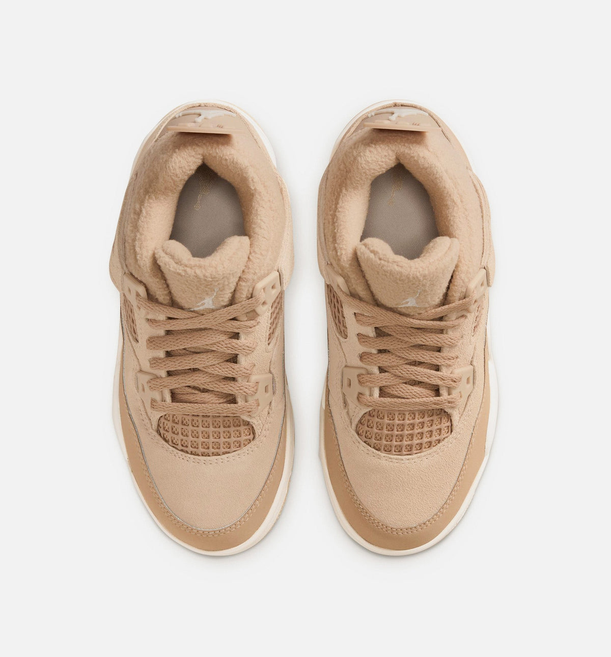 Air Jordan 4 Retro Cozy Girl Preschool Lifestyle Shoes - Hemp/Light Orewood Brown