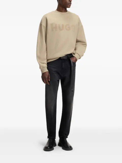 HUGO logo-embossed sweatshirt