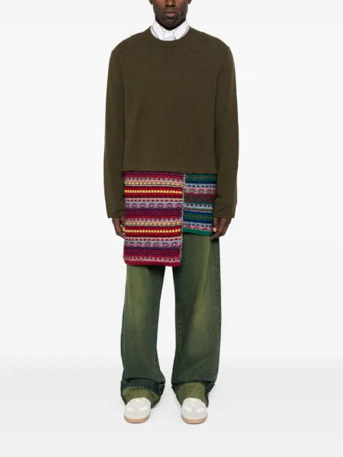 Comme des Garçons Homme Plus patchwork-panelled sweater