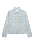 Casablanca monogram-jacquard denim jacket