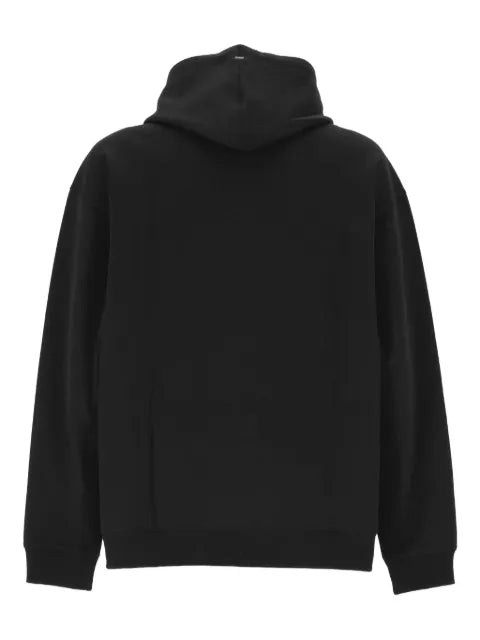 HUGO logo-plaque zip-pocket hoodie