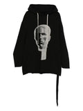 Rick Owens DRKSHDW Peter graphic-print hoodie