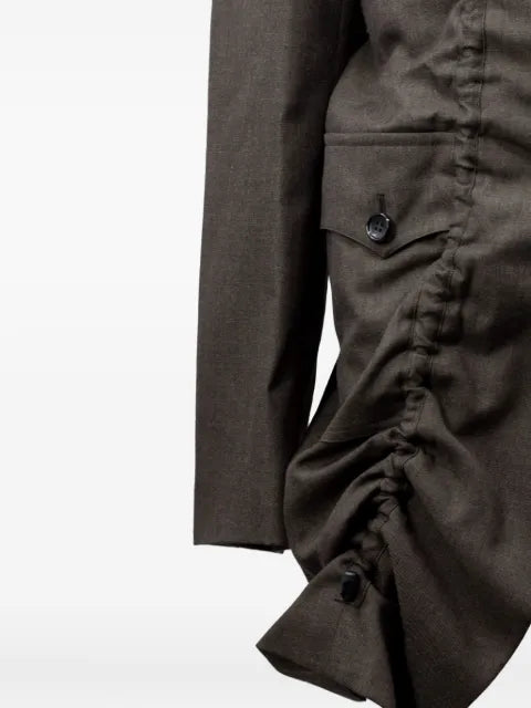 Comme des Garçons Homme Plus ruched jacket