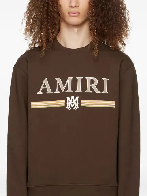 AMIRI logo stripe sweatshirt