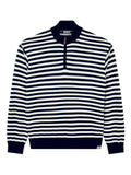 Paul & Shark striped half-zip sweater