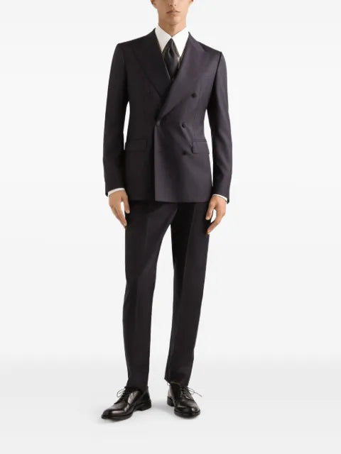 Dolce & Gabbana striped double-breasted jacket