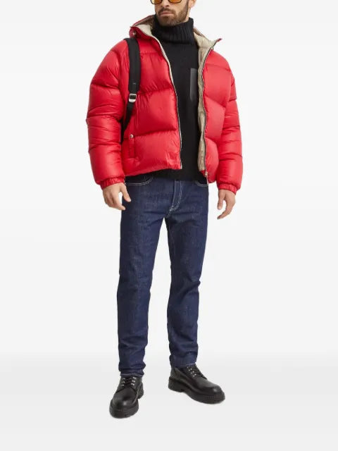 Khrisjoy hooded zip puffer jacket