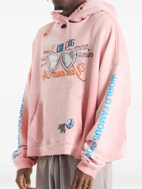 Paly Oki Dog graphic-print hoodie
