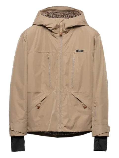 Prada hooded zip-fastening jacket