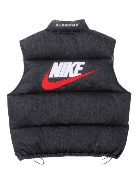 Supreme x Nike denim puffer gilet