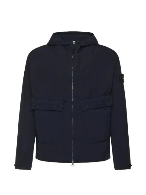 Stone Island 4100052 light compact touch poly-tc hooded jacket
