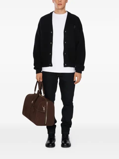 PLACE OF ËLMS logo-plaque cardigan