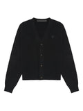 PLACE OF ËLMS logo-plaque cardigan