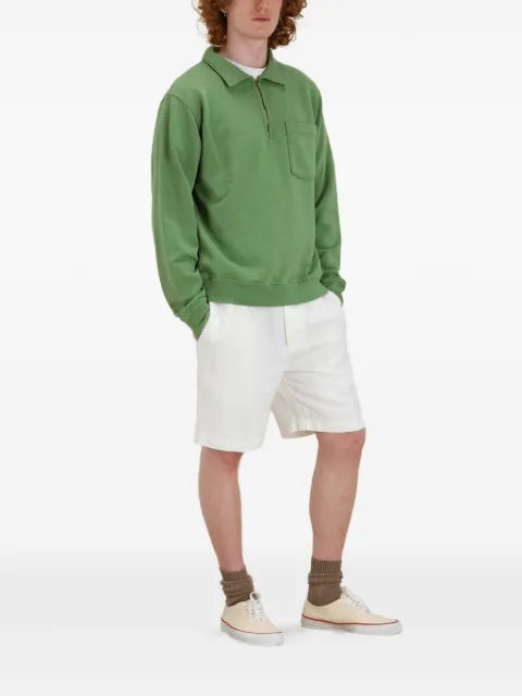 Fortela Yale zip chest-pocket sweatshirt