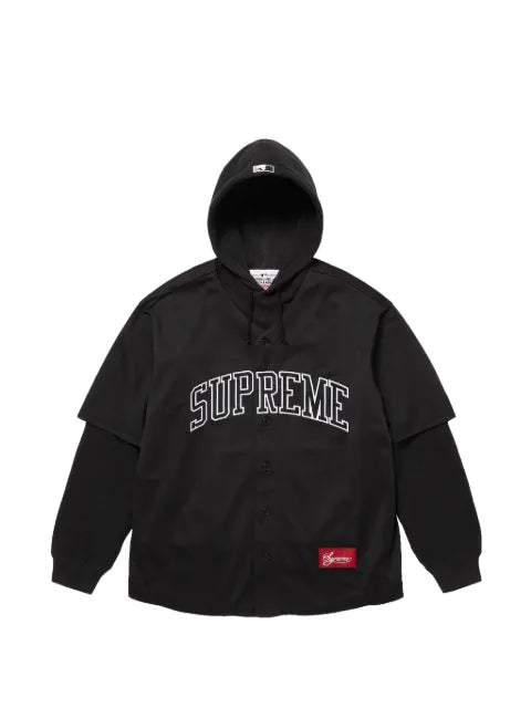 Supreme x Chicago White Sox logo-detail hoodie