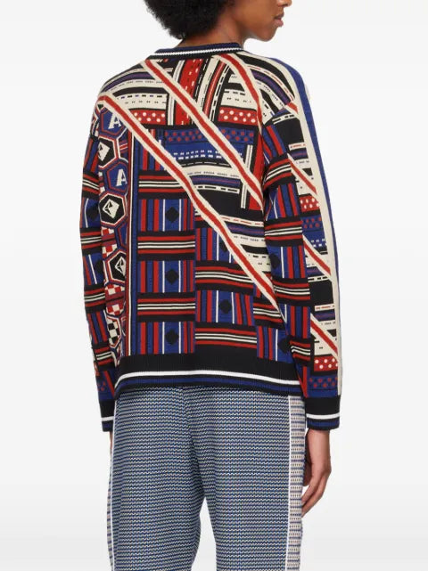 Ahluwalia Quadri knit sweater