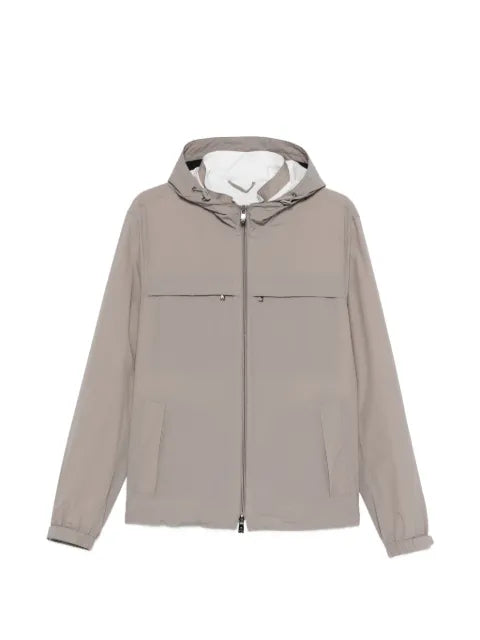 Corneliani hooded zip jacket