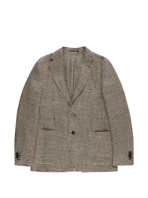 Incotex houndstooth blazer