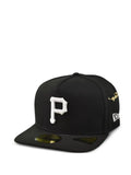 NEW ERA CAP 59FIFTY Pittsburgh Pirates baseball cap with safety pin