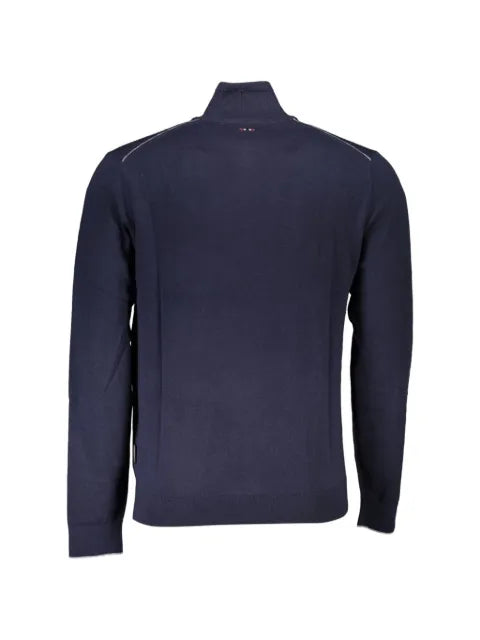 Napapijri quarter-zip logo-patch sweater